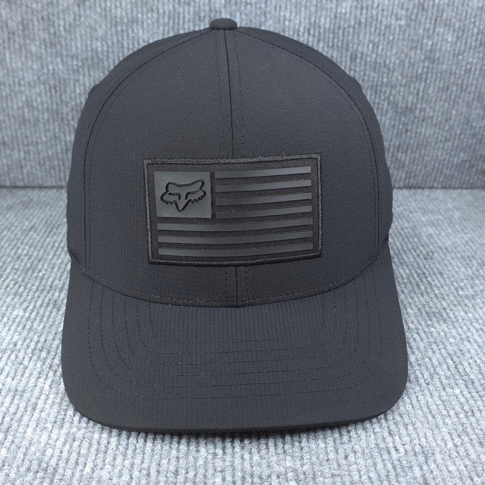 Fox Racing Hat Dark Shift Cap Fitted Mens Medium Black Moto X Streetwear BMX
